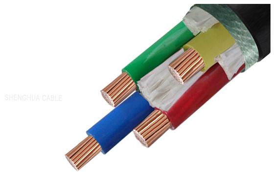 CHINA cable aislado PVC de la base 0.6/1kV cuatro con el cable de transmisión del conductor de cobre proveedor