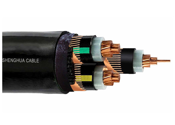 CHINA El HT de YXC8V-R aisló 3 color externo de la envoltura del negro de la longitud del tambor del cable 500M de la base XLPE proveedor