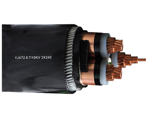 CHINA Del alto voltaje 3 x 240 el cable eléctrico acorazado eléctrico tres de la SWA del CU mm2 quita el corazón a los cables proveedor