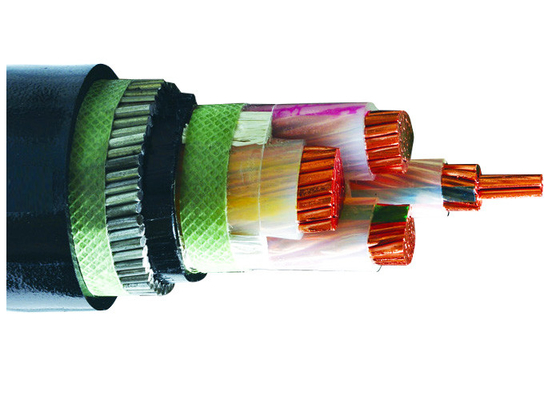 CHINA 4 la SWA acorazada del PVC del cobre XLPE del cable eléctrico de la baja tensión del alambre de acero de los corazones telegrafía proveedor