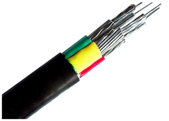 CHINA cables aislados PVC de la base 1000V cuatro y cable de transmisión forrado con el conductor de aluminio proveedor