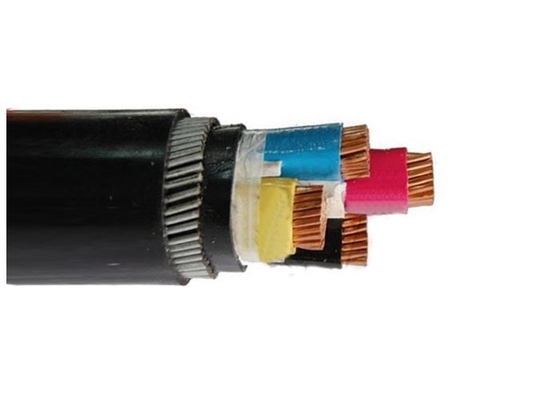 China Cable acorazado aislado PVC del LV de la envoltura del PVC del negro del cable eléctrico del alambre de acero del conductor de cobre XLPE proveedor