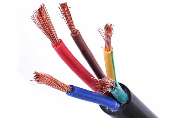 CHINA Alambre forrado PVC del cable eléctrico con el cable flexible de la flexión de la base del conductor de cobre 4 proveedor