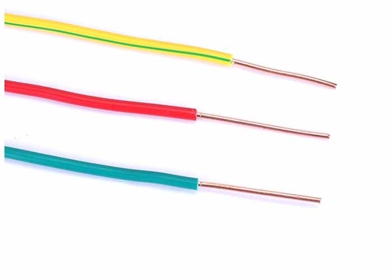 CHINA Cable de alambre eléctrico trenzado del aislamiento del PVC con el conductor de cobre desnudo fino rígido proveedor