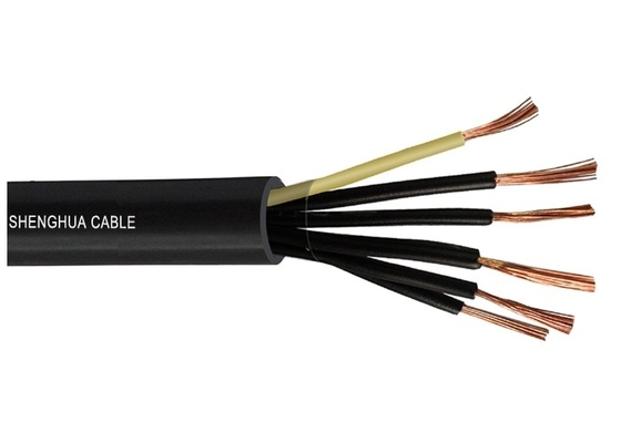 CHINA Alambre aislado PVC del control del negro de la aprobación del CE con los cables flexibles de los corazones H07VV-F proveedor