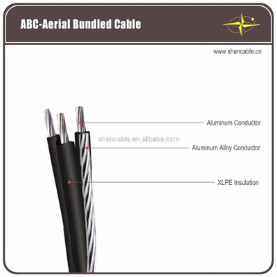 CHINA IEC 60332-1 del cable ignífugo ABC del aluminio del servicio triple/cuadruplex de 0.6/1kV proveedor