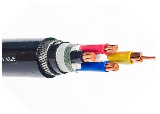 CHINA 5 °C acorazado superior del cable de transmisión del cable eléctrico 2 acorazados del PVC de la SWA de la base 90 proveedor
