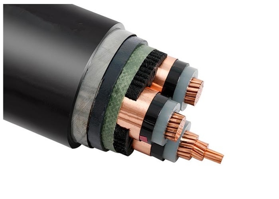 CHINA Voltaje medio CU/armadura de acero de la cinta del cable de la corriente eléctrica de XLPE de 3 fases/de STA/del PVC proveedor