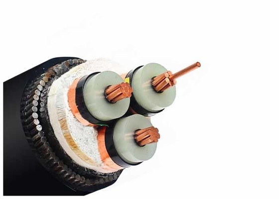 CHINA 6 / cable eléctrico acorazado de cobre trenzado base del alambre de acero 10KV 3/cable de transmisión proveedor