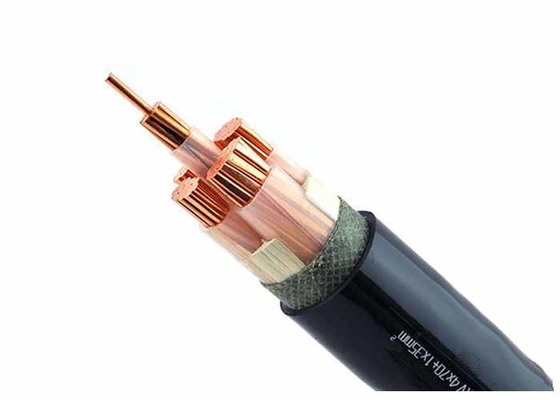 CHINA Cuatro la base XLPE aisló el cable eléctrico del aislamiento del escudo de la cinta del cobre del cable de transmisión proveedor