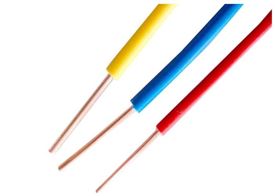 CHINA Alambre rígido del cable eléctrico del conductor para 300/500v de conexión interno, amarillo del rojo azul proveedor