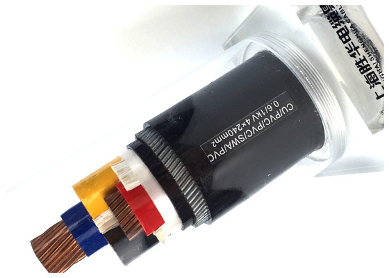 CHINA cables aislados PVC 0.6/1kV con el cable eléctrico acorazado del LV del alambre de acero proveedor