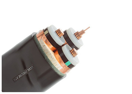 CHINA La base tres defendió el cobre 26/35kv de Xlpe 99,99% del aislamiento del cable de tensión proveedor