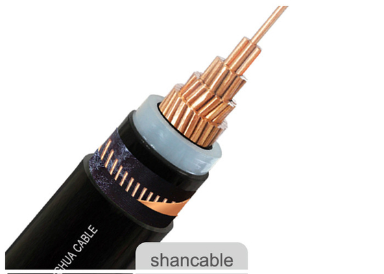 CHINA Cable de alimentación de 12/20 kV (24) kV de núcleo único 1C500SQMM CU / XLPE / CWS / PE proveedor