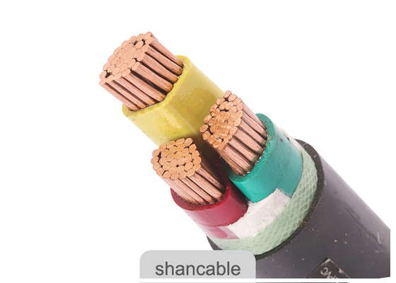 CHINA Tres conductor de cobre XLPE del cable de transmisión de la baja tensión 1kV de la base aislado proveedor