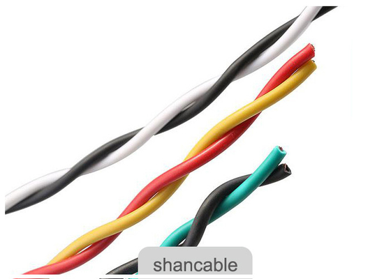 CHINA Alambre flexible del PVC del aislamiento del cable eléctrico del par trenzado de cobre del alambre proveedor