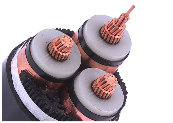 CHINA 3 cable eléctrico medio de la envoltura 33kV XLPE del PVC del voltaje de la base proveedor