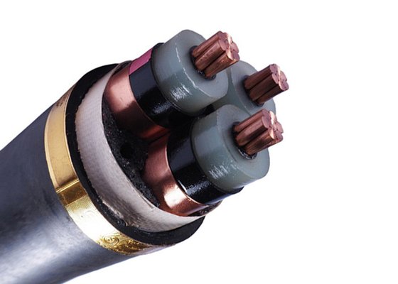 CHINA 6.35/11kV 3 conductor circular del cable eléctrico del PVC Xlpe de la base N2XSY proveedor