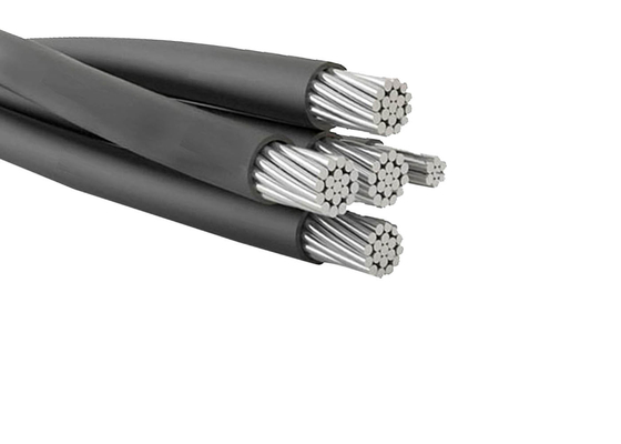 CHINA Cables liados aéreos eléctricos del ABC 0.6KV/1KV, cable de descenso Quadruplex del servicio proveedor