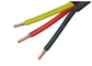 PVC coloreado cable confiable del funcionamiento de fuego del conductor de cobre aislado forrado proveedor