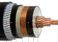 Cable de cobre acorazado de la SWA de la aduana AWA, cable acorazado 11KV 33KV de la sola base proveedor