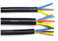 Color revestido de goma de la envoltura del negro del cable de H05RN-F para el ambiente alcalino ácido aceitoso proveedor