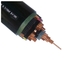 Cable de transmisión aislado cable medio del Pvc Xlpe de la pantalla de la cinta del cobre del voltaje de 3 bases proveedor