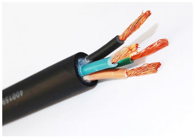Aprobación comercial del alambre ISO del aislamiento del PVC del alambre del cable eléctrico de cinco corazones