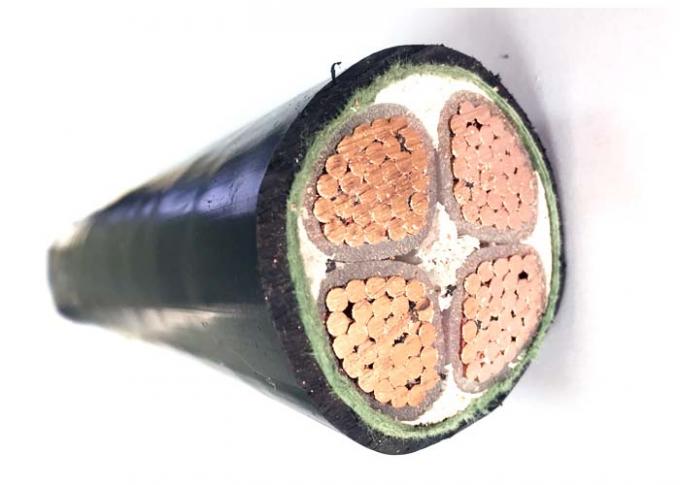 XLPE aisló la envoltura 185 del PVC que los milímetros Sq de cable eléctrico LV allí quitan el corazón al cable de transmisión acorazado