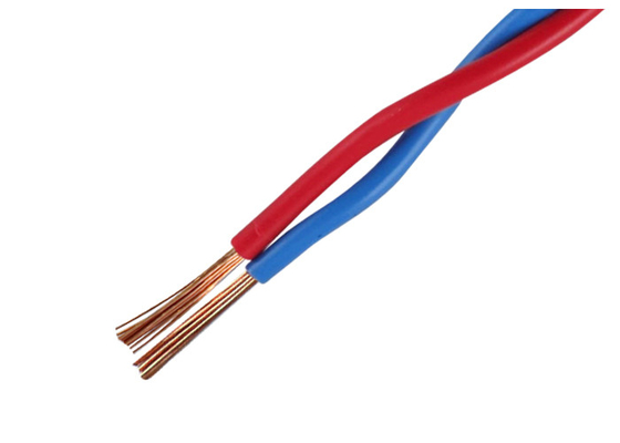 CHINA El cable eléctrico plano gemelo 100% del conductor de cobre 2000V/5 minutos prueba voltaje proveedor