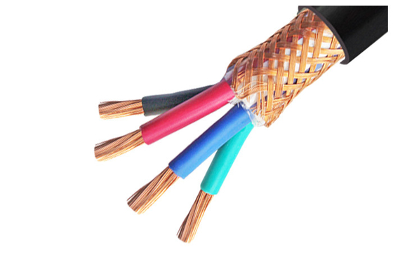 CHINA EMC que blinda el cable de transmisión flexible estañado de la trenza de cobre para las impulsiones controladas de la frecuencia proveedor