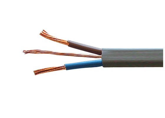 CHINA El PVC plano aisló la línea dura eléctrica de la envoltura de la base x2.5SQMM del alambre 3 del cable de hogar con el color blanco proveedor