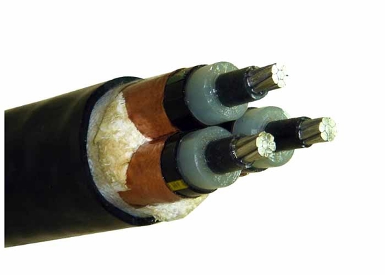 CHINA AL acorazado/impresión de tinta de XLPE de la base 185mm2 del cable eléctrico 33KV 3/del PVC proveedor