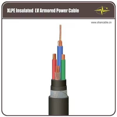 CHINA Cables aislados con PVC blindado de alambre de acero con revestimiento de núcleo múltiple 300V enrollados para uso subterráneo proveedor