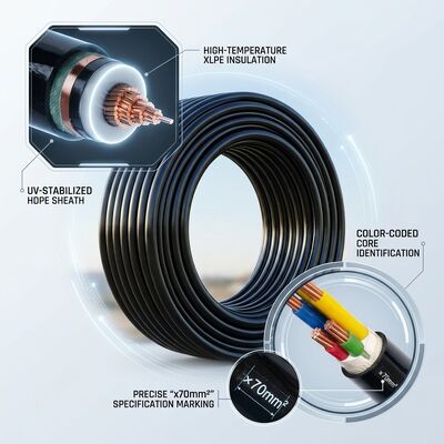 CHINA Cable aéreo multipar trenzado XLPE aislado resistente a UV 0.6/1kV proveedor