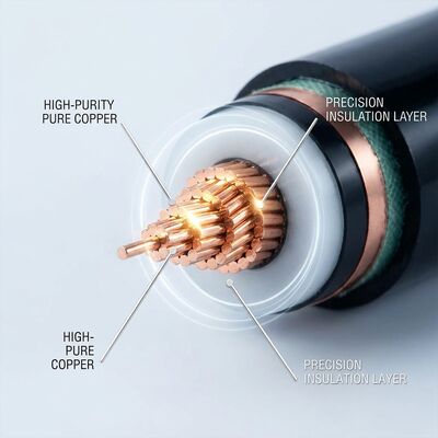 CHINA Cable de alimentación de cobre puro con aislamiento XLPE de baja resistencia del conductor 0.6/1kV proveedor
