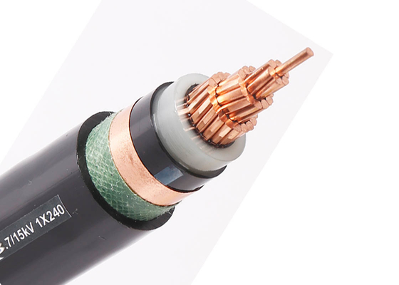 3 núcleo XLPE aislado MV cable de alimentación de cobre en cadena conductor para la colocación de Shenghua proveedor