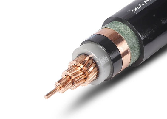3 núcleo XLPE aislado MV cable de alimentación de cobre en cadena conductor para la colocación de Shenghua proveedor