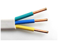 El PVC plano aisló la línea dura eléctrica de la envoltura de la base x2.5SQMM del alambre 3 del cable de hogar con el color blanco proveedor