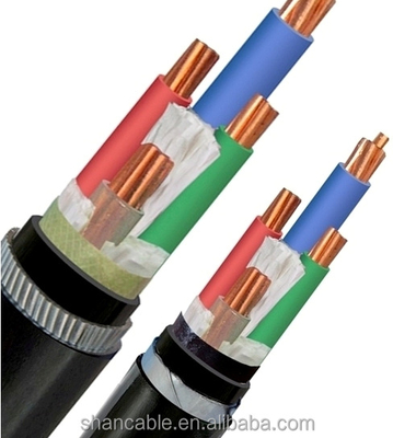 Cable de alimentación negro de núcleo único estándar IEC 0.6/1kV 2-5 núcleos proveedor