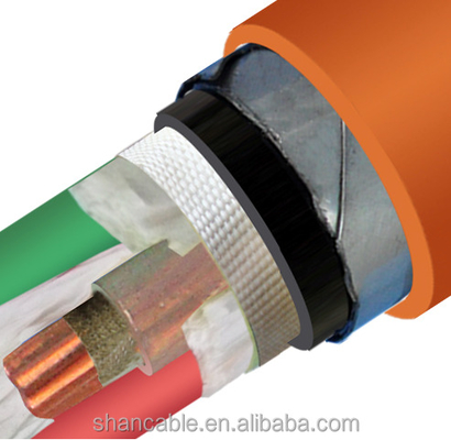 Válvula de voltaje nominal de 600V Cable de halógeno cero humo bajo con medidor de conductor de 18AWG proveedor