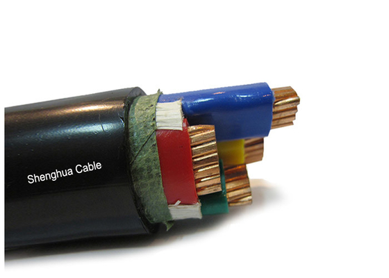 Shanghai Shenghua cinco núcleos de PVC aislado y revestido 0.6 / 1kV Cable conductor de aluminio sin blindaje proveedor
