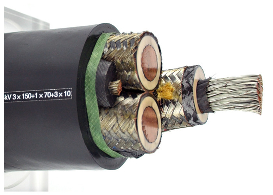 Cable con cubierta de goma MCDP de Shanghai Shenghua, cable de bajo humo y cero halógenos 0.38 / 0.66 KV proveedor