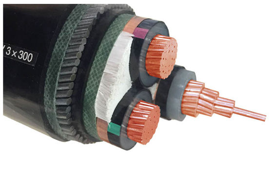 Cables de cobre de Shenghua XLPE PVC aislado de acero alambre blindado de cable eléctrico negro de PVC de cubierta LV cable proveedor