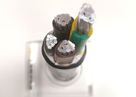 Cable de alimentación multiconductor N2XY 4x95mm2 de cobre libre de oxígeno con aislamiento de PVC para central eléctrica 0.6/1kV proveedor
