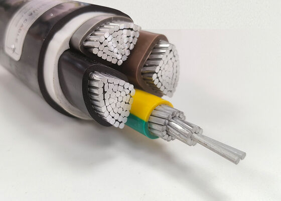 N2XRY 4x35mm2 Cobre sin oxígeno PVC aislado alambre blindado cable de alimentación para el subsuelo 0.6/1kV proveedor