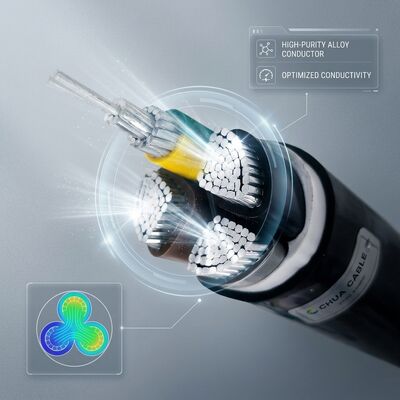 NYY 4x25mm2 PVC Insulated Cable 90C High Temperature Underground 0.6/1kV IEC60502 Power Wire proveedor