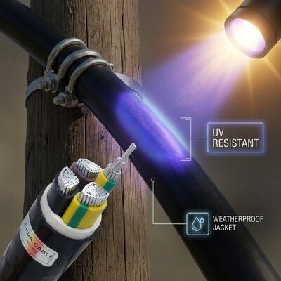 NYM 3x2.5mm2 UV Resistant PVC Insulated Cable Outdoor Lighting 450/750V IEC60228 proveedor