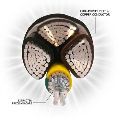 LSZH 7x1.5mm2 PVC Insulated Control Cable Halogen Free Subway 450/750V IEC60228 proveedor