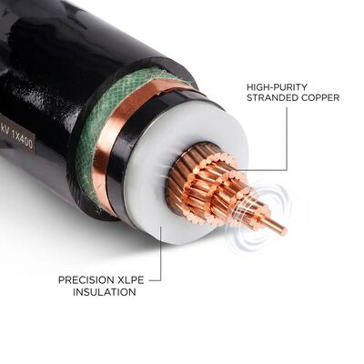 Cable de alimentación de cobre puro con aislamiento XLPE de baja resistencia del conductor 0.6/1kV proveedor